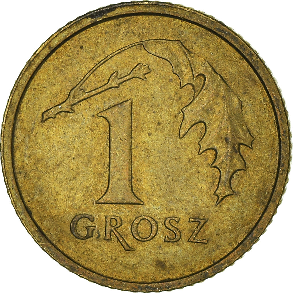 Münze, Polen, Grosz, 2001