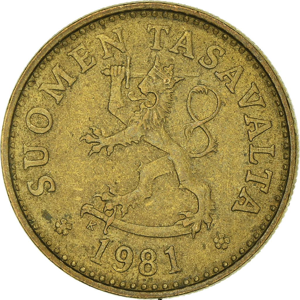 Moneta, Finlandia, 10 Pennia, 1981