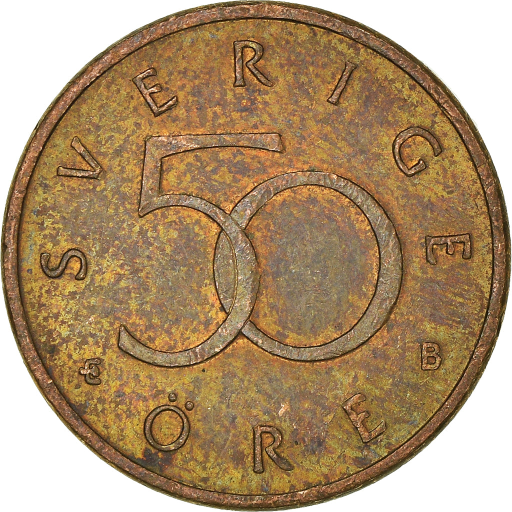 Moneta, Szwecja, 50 Öre, 2002