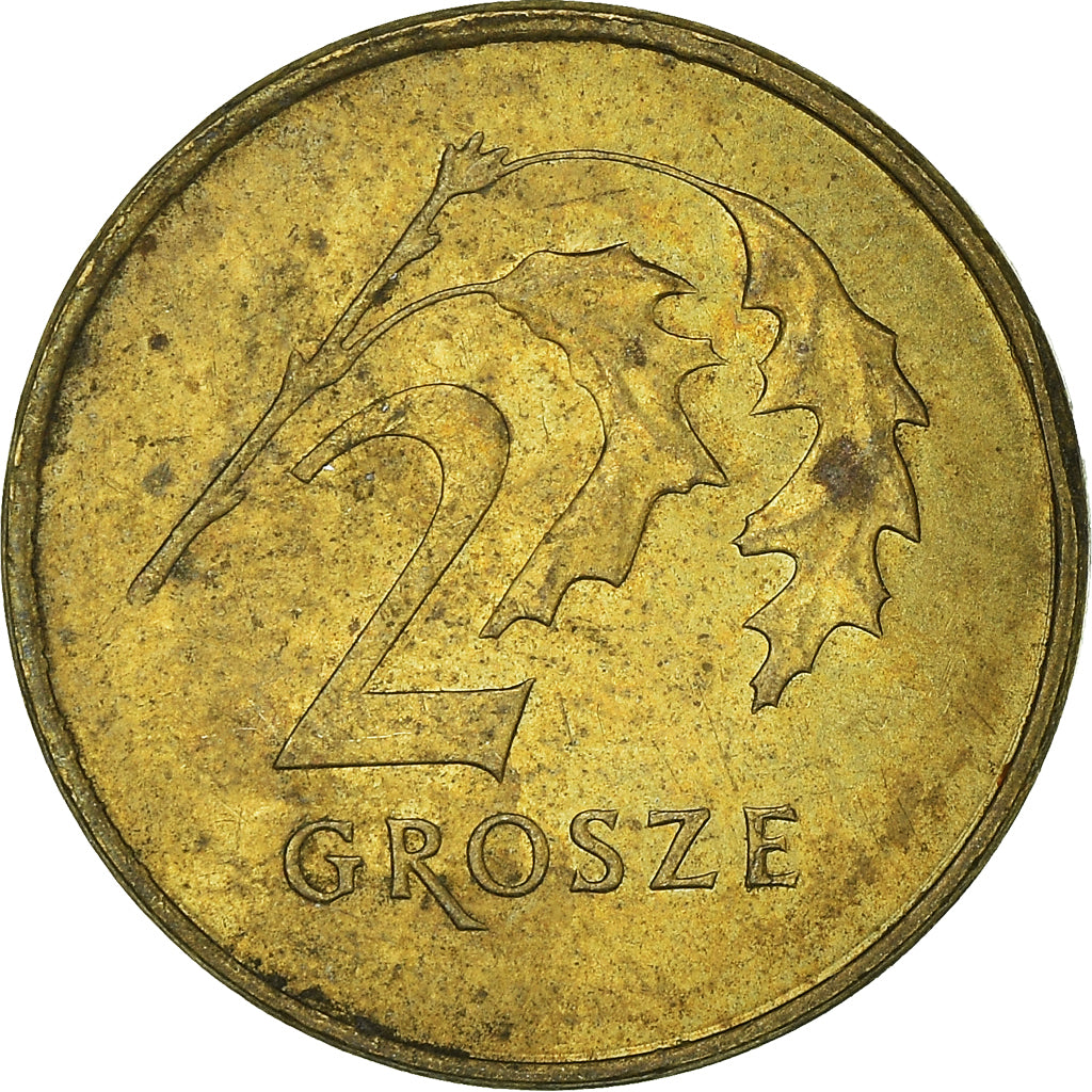 Monnaie, Pologne, 2 Grosze, 2009