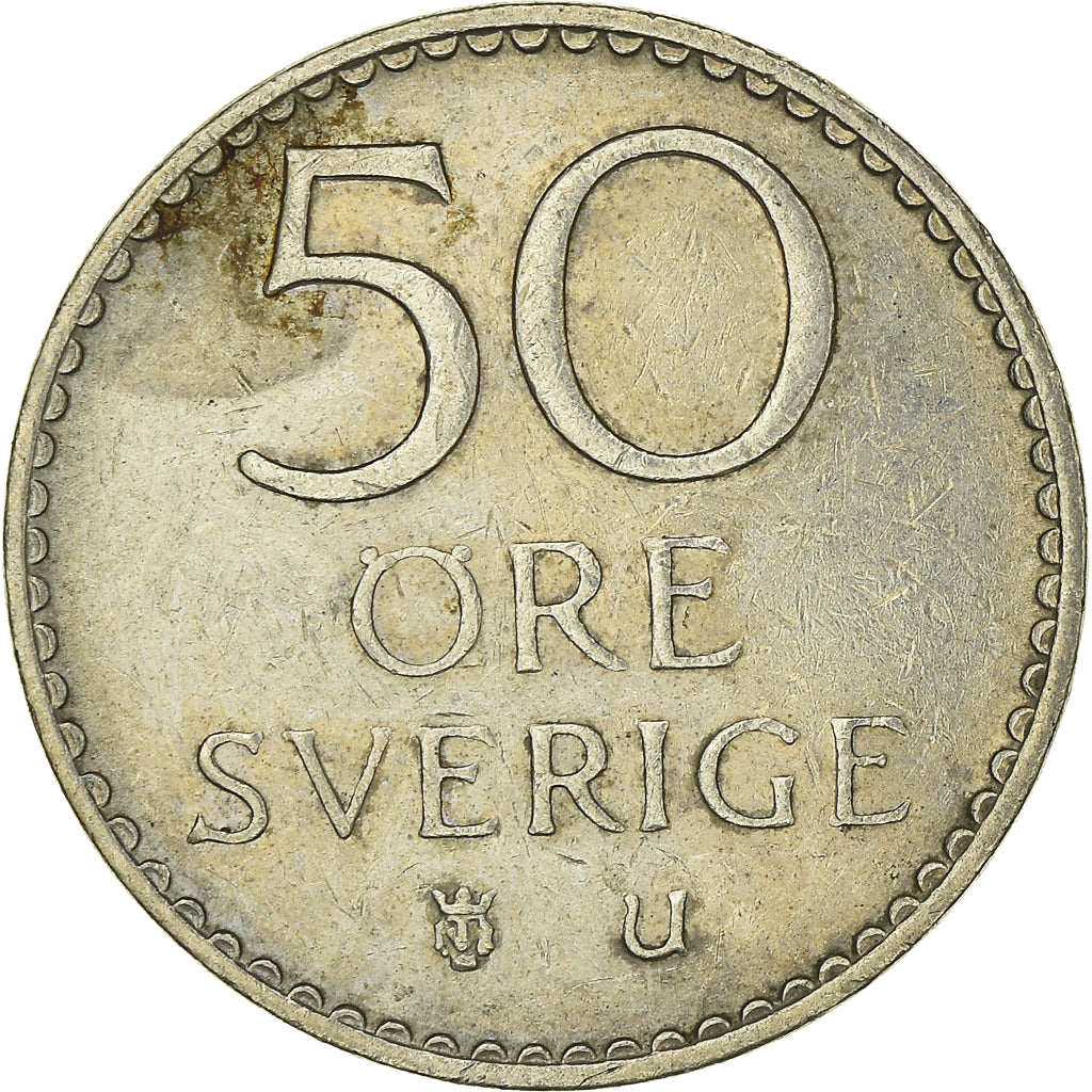 Moneta, Szwecja, 50 Öre, 1973
