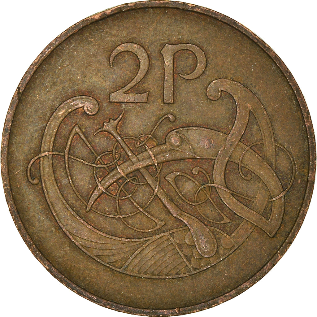 Moneta, REPUBBLICA D’IRLANDA, 2 Pence, 1971