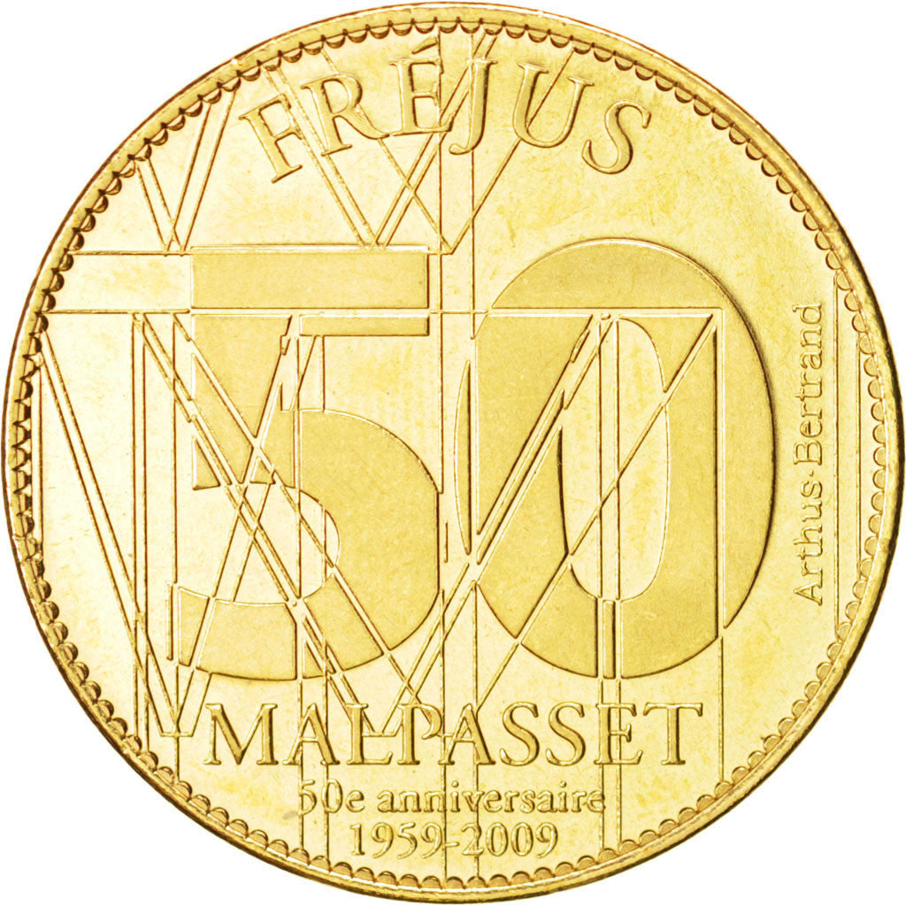 Francia, Token, Tourist Token, Arts & Culture, 2009, SPL, Rame-nichel-alluminio