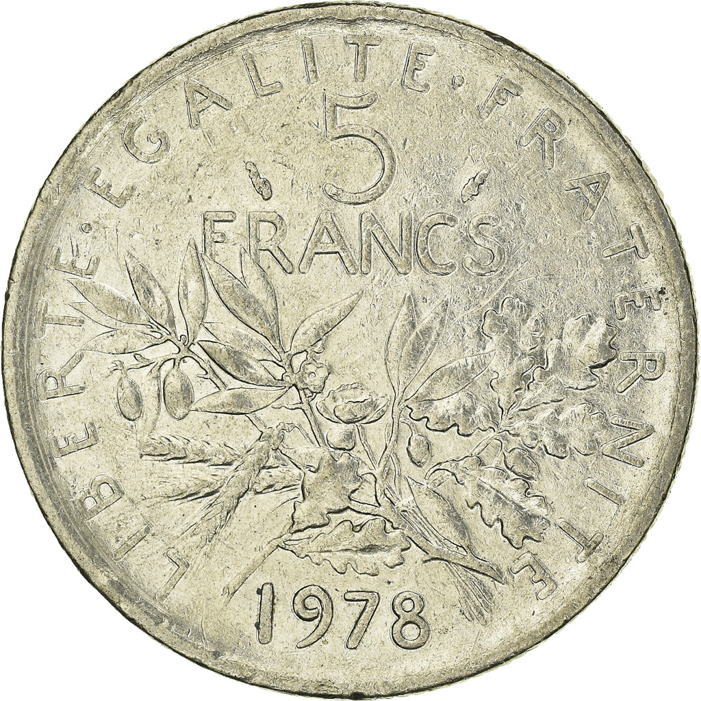 Coin, France, 5 Francs, 1978