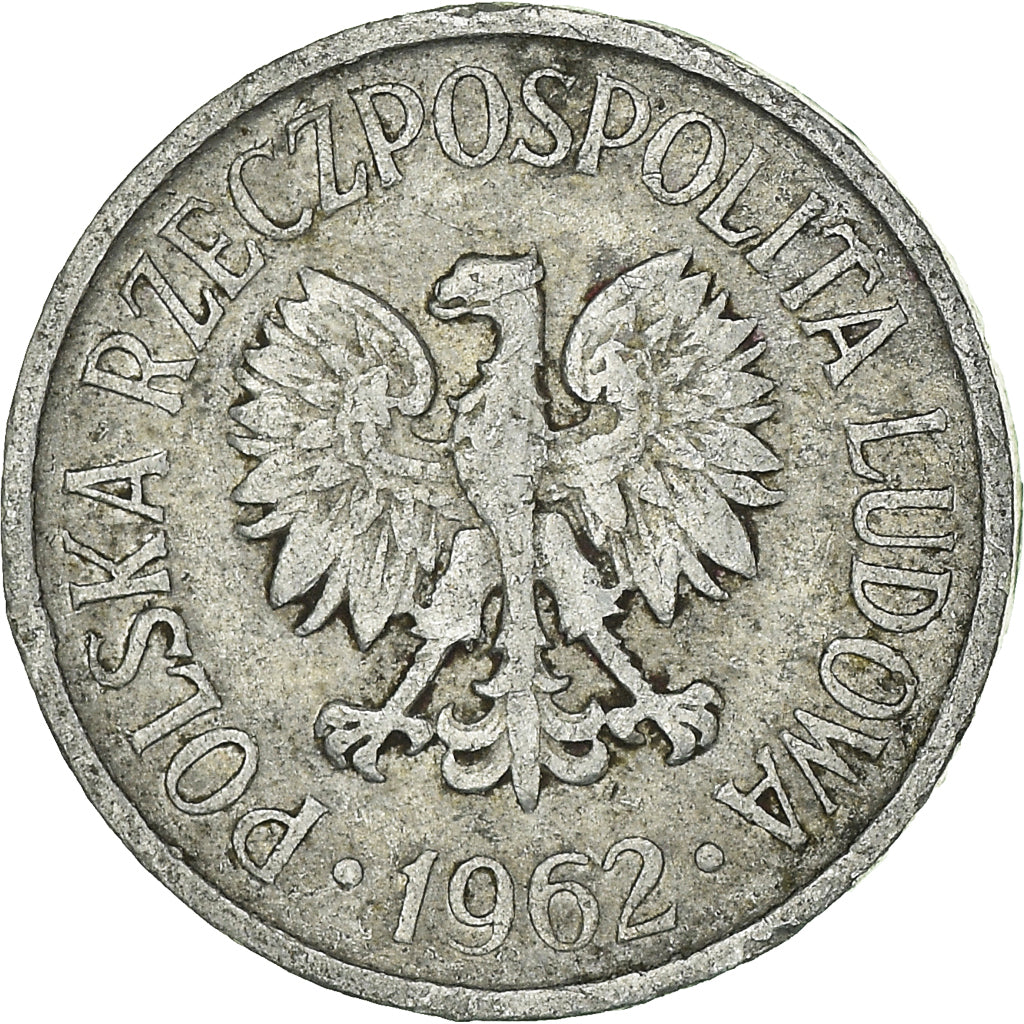Moneta, Polonia, 5 Groszy, 1962