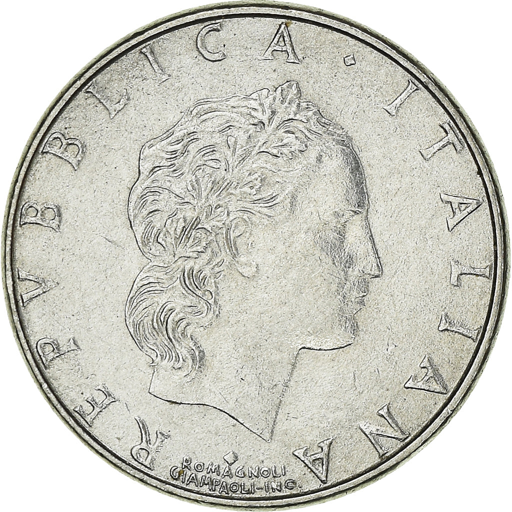 Moeda, Itália, 50 Lire, 1993