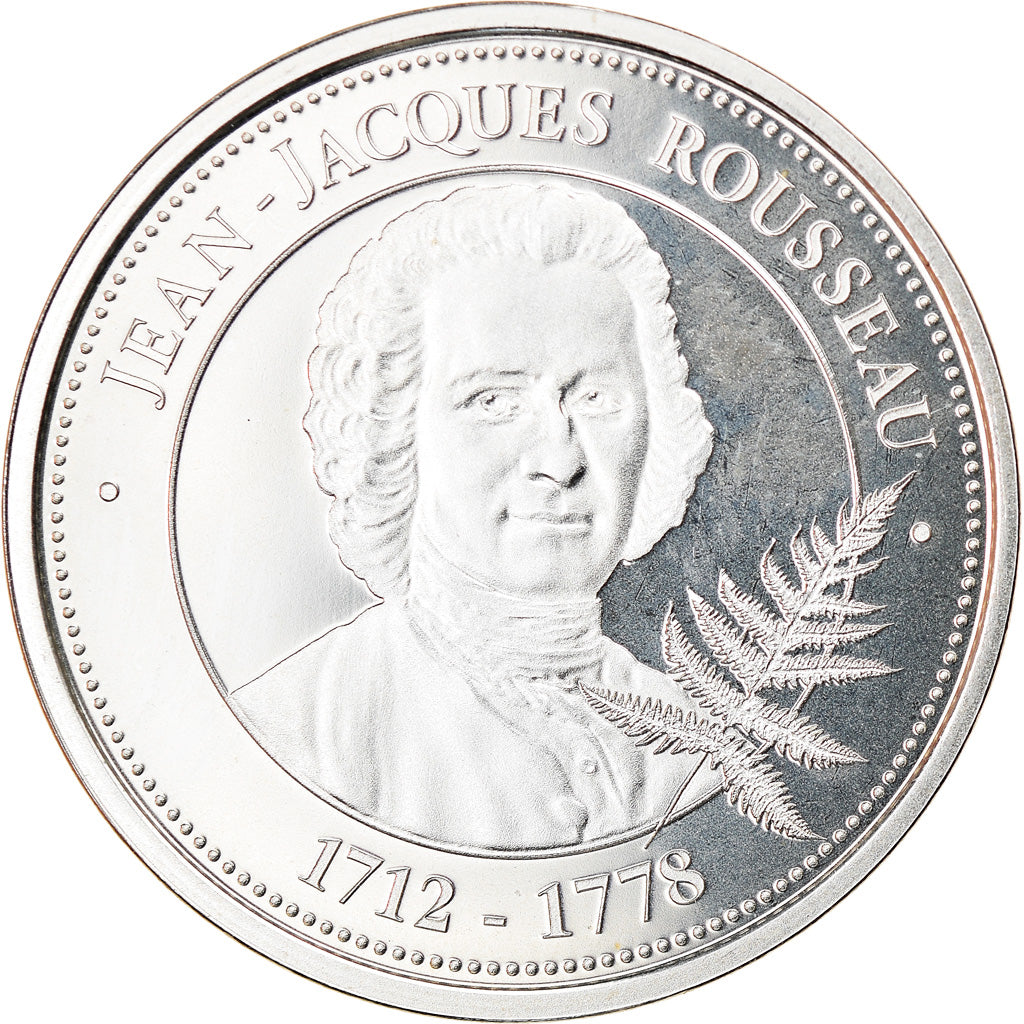 France, Medal, Collection Panthéon, Jean-Jacques Rousseau, Arts & Culture