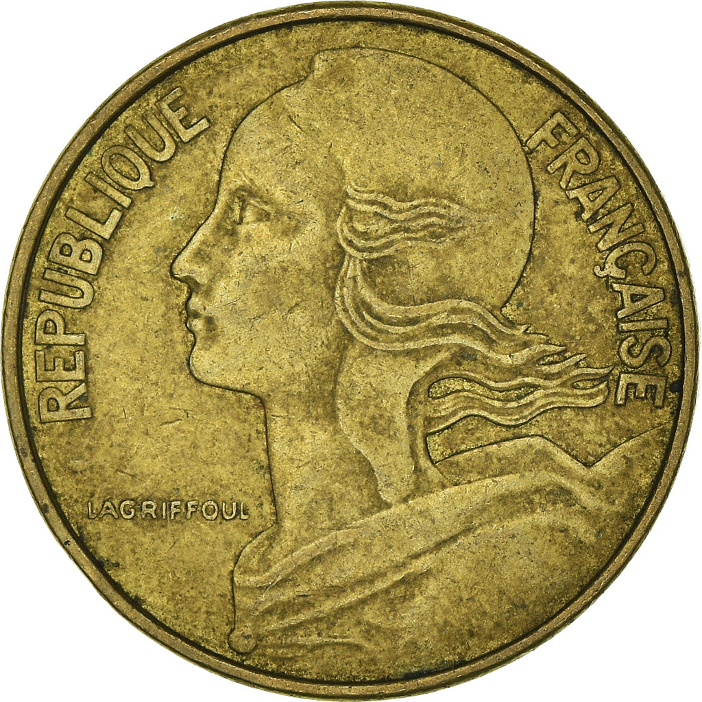 Coin, France, 10 Centimes, 1974