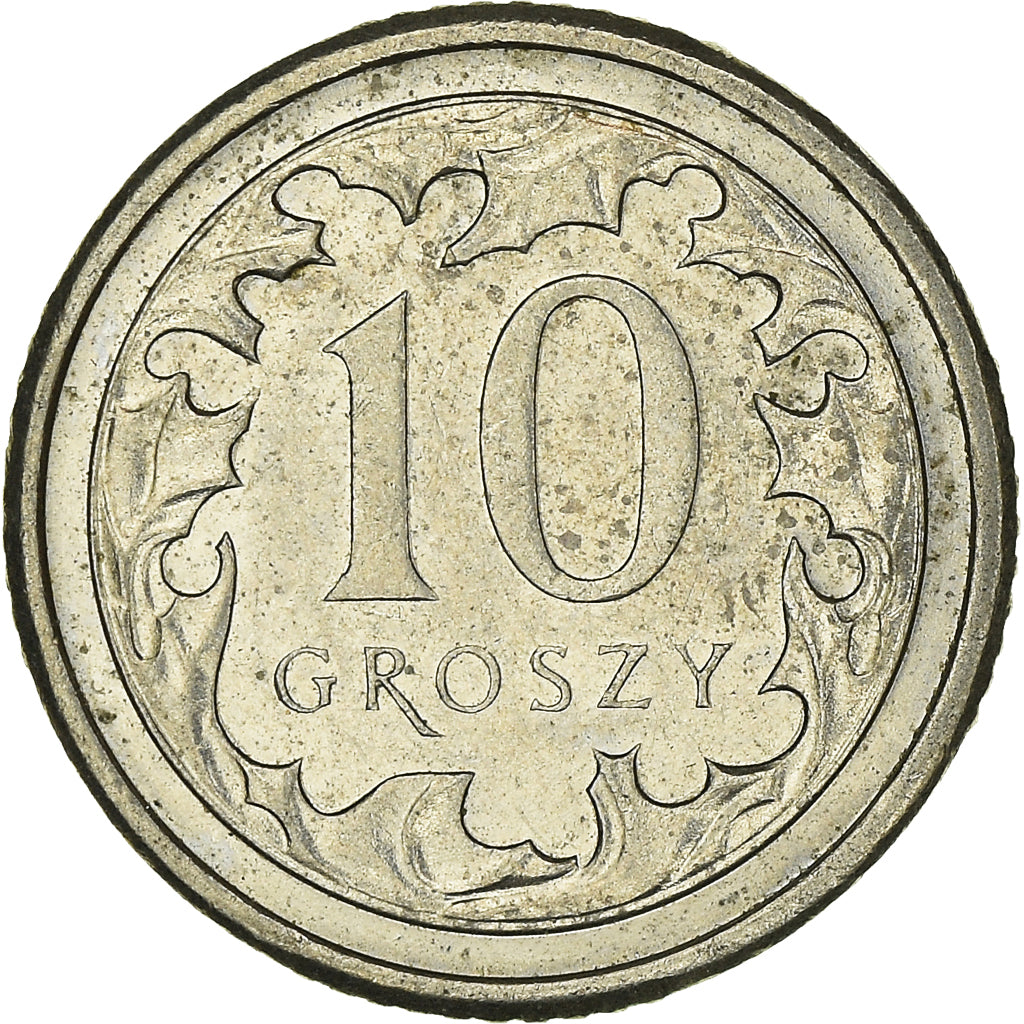 Moneta, Polonia, 10 Groszy, 2011