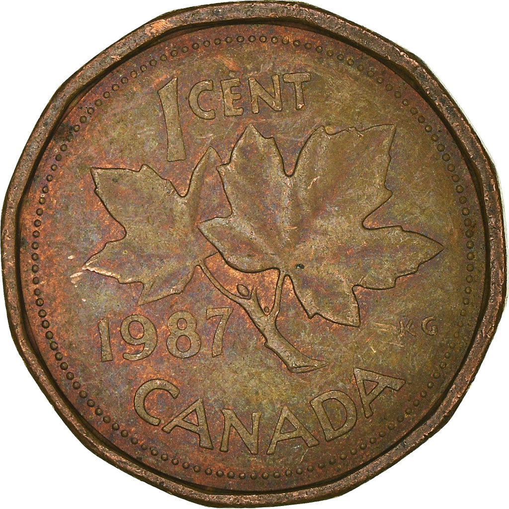 Moneta, Canada, Cent, 1987