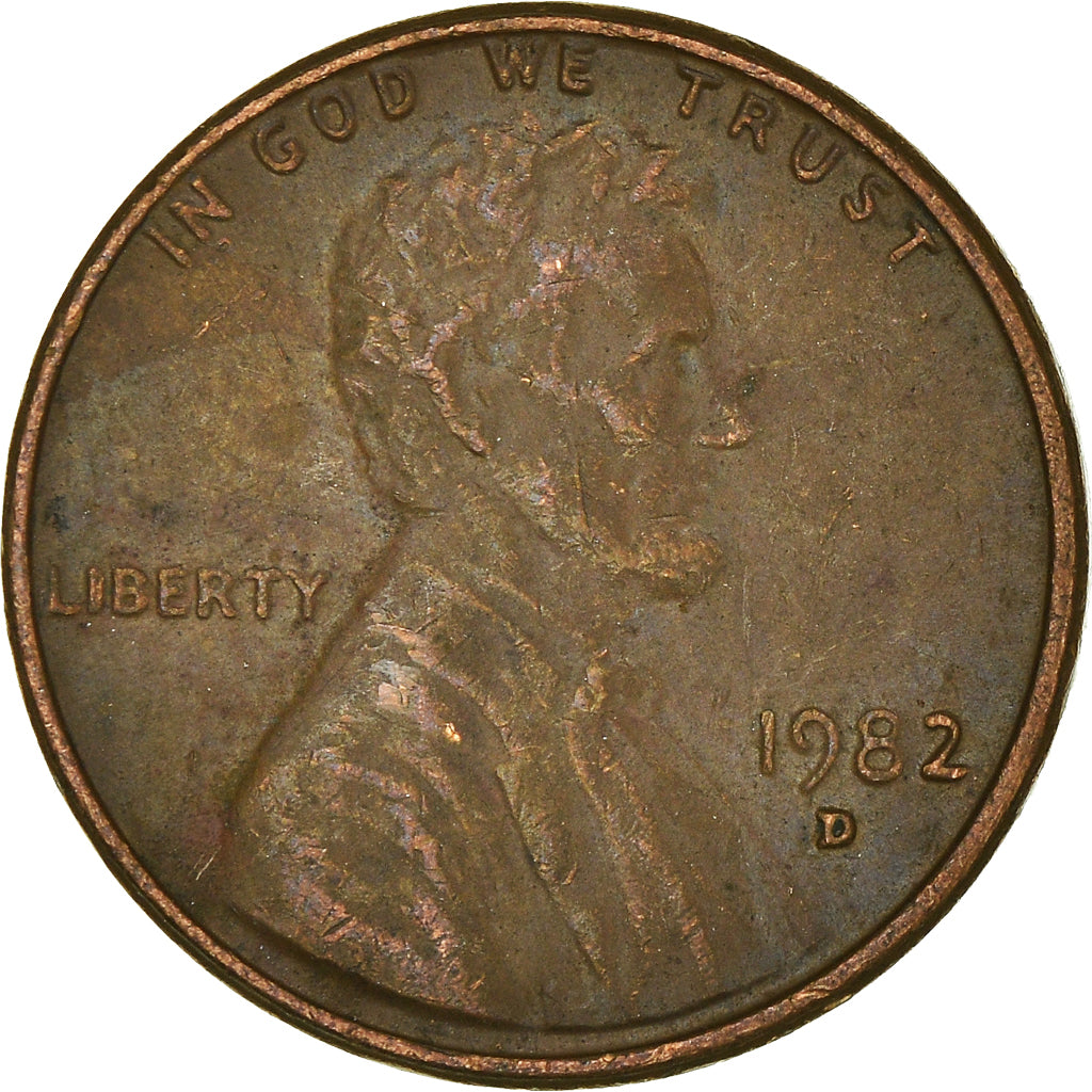 Münze, Vereinigte Staaten, Cent, 1982
