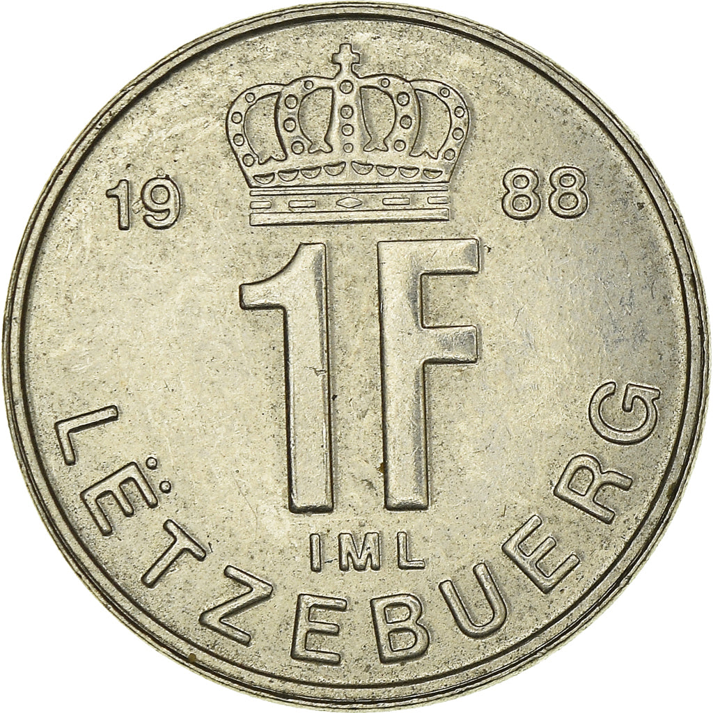 Coin, Luxembourg, Franc, 1988