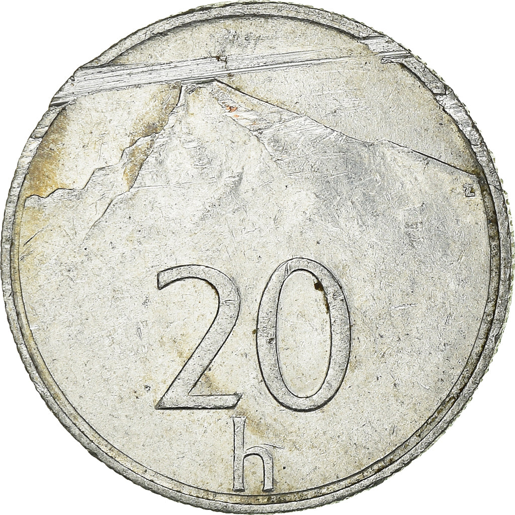 Moneta, Słowacja, 20 Halierov, 1993