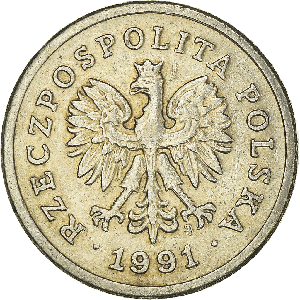 Moeda, Polónia, 50 Groszy, 1991