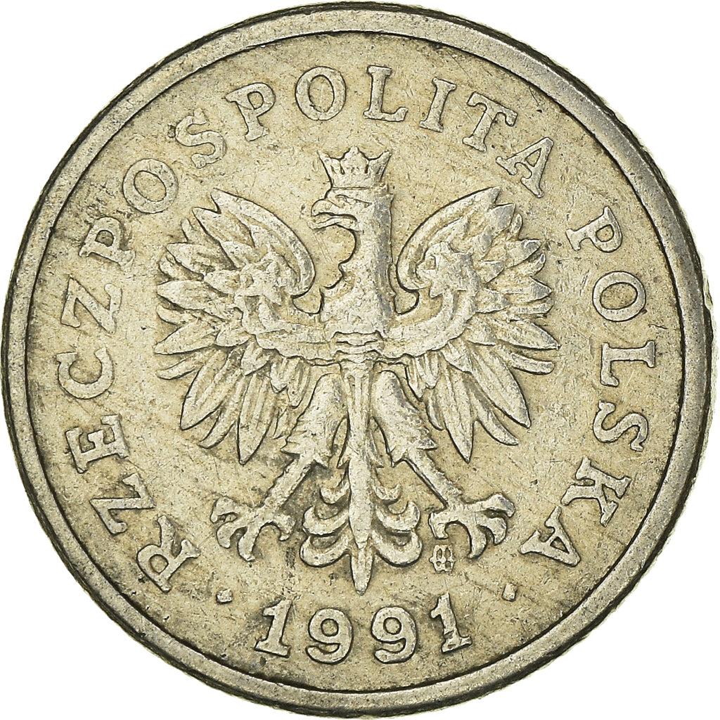 Moneta, Polonia, 20 Groszy, 1991
