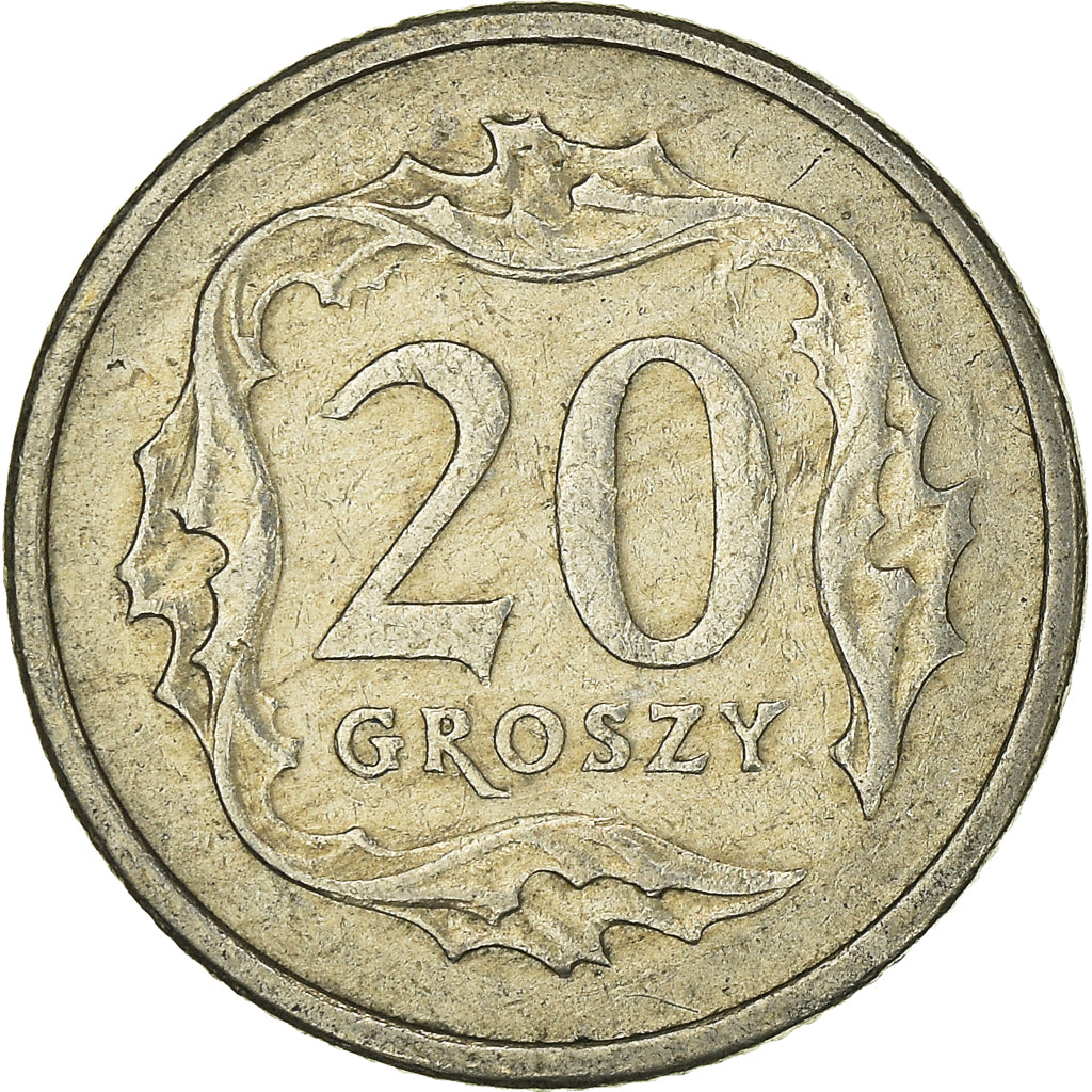 Moneta, Polonia, 20 Groszy, 1991