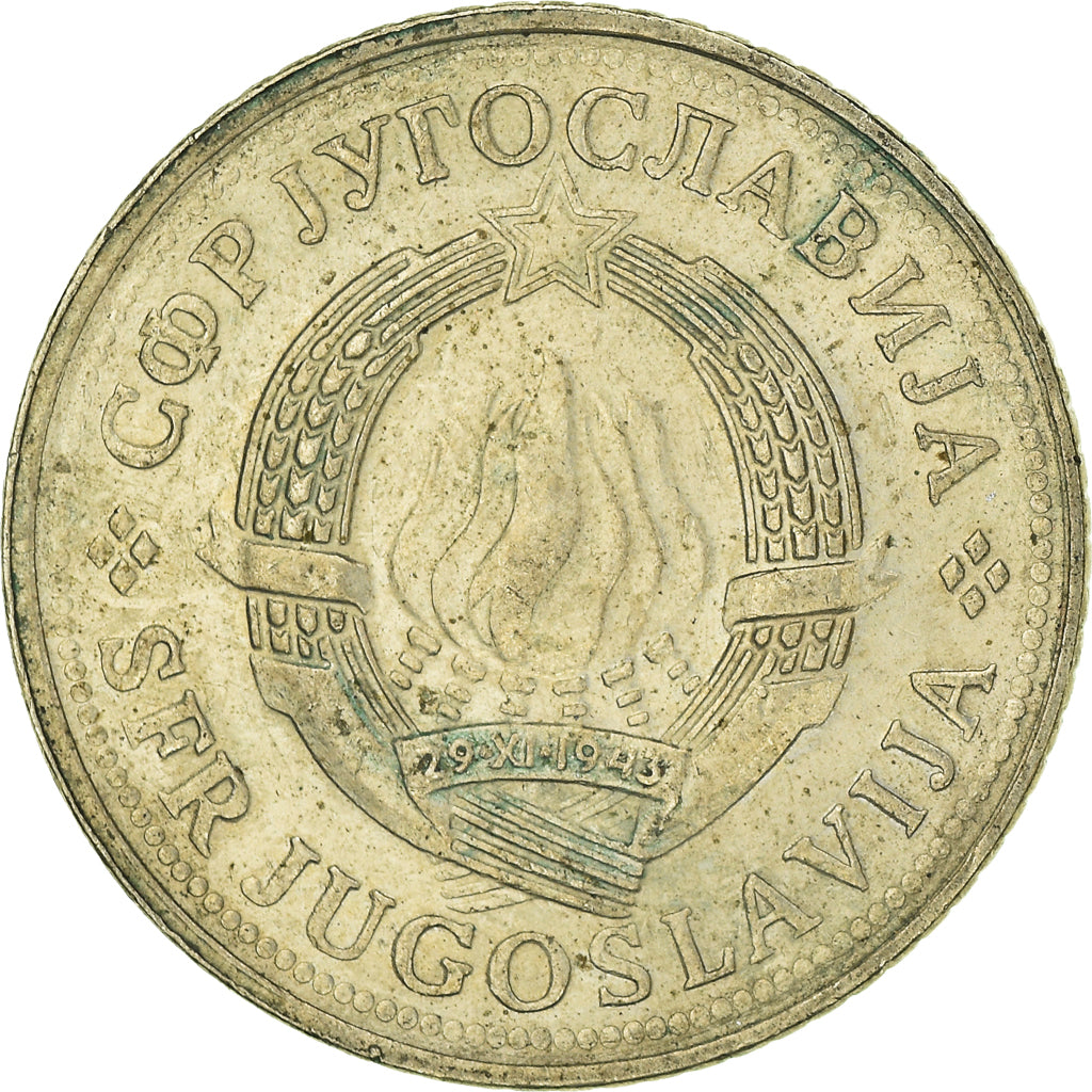 Moneta, Iugoslavia, 2 Dinara, 1980