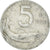 Munten, Italië, 5 Lire, 1954