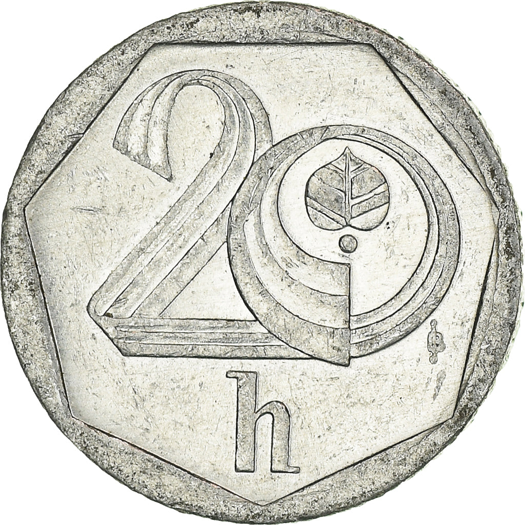 Moneta, Czechy, 20 Haleru, 2001