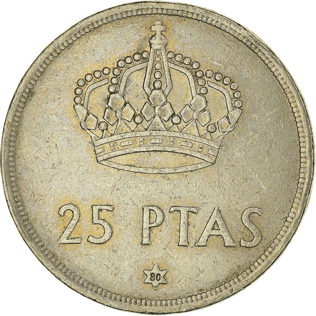 Monnaie, Espagne, 25 Pesetas