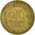 Moneta, Francja, 20 Centimes, 1963