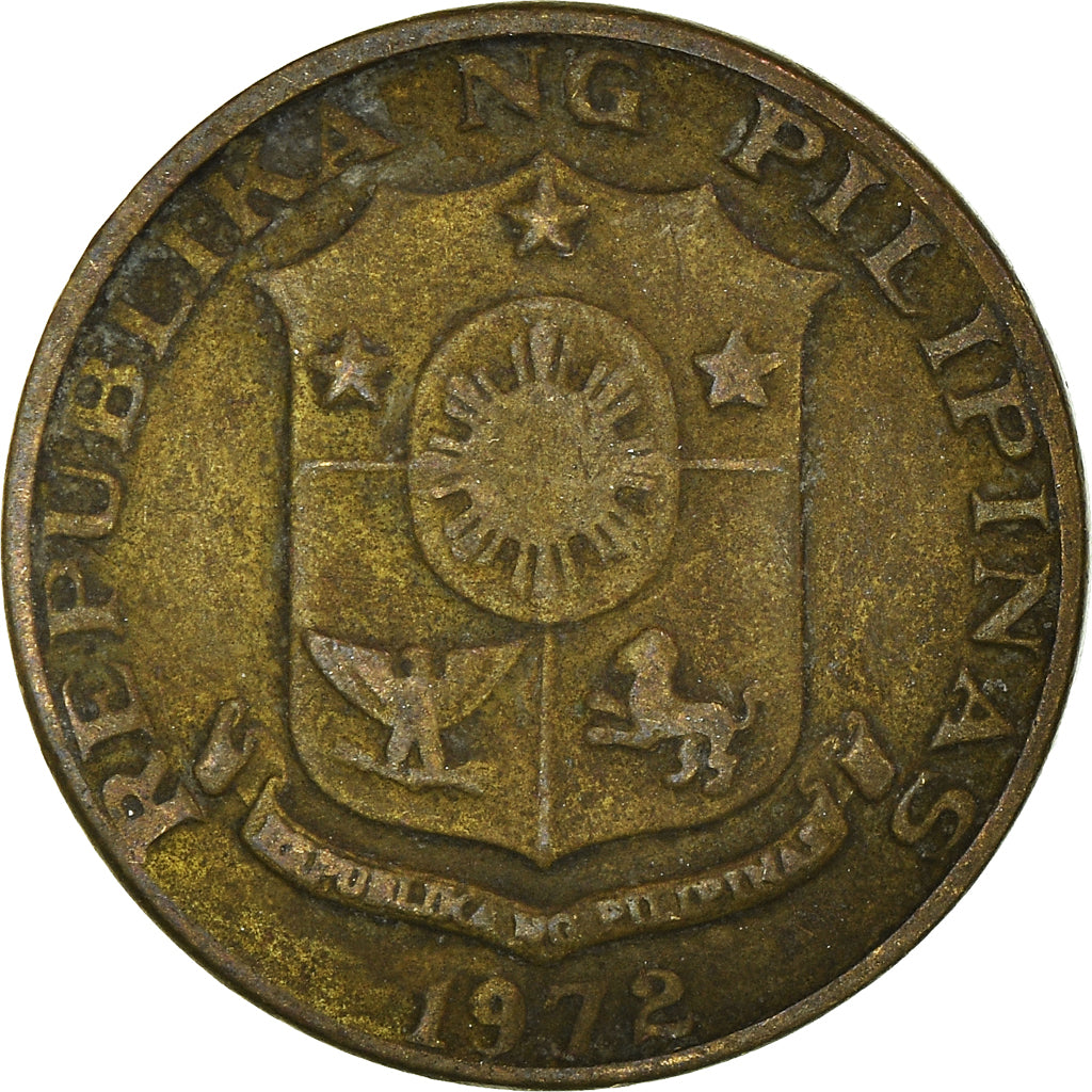 Coin, Philippines, 5 Sentimos, 1972