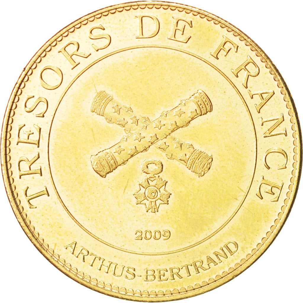 France, Tourist Token, Arts & Culture, Token, 2009, MS(63), Cupro-nickel...