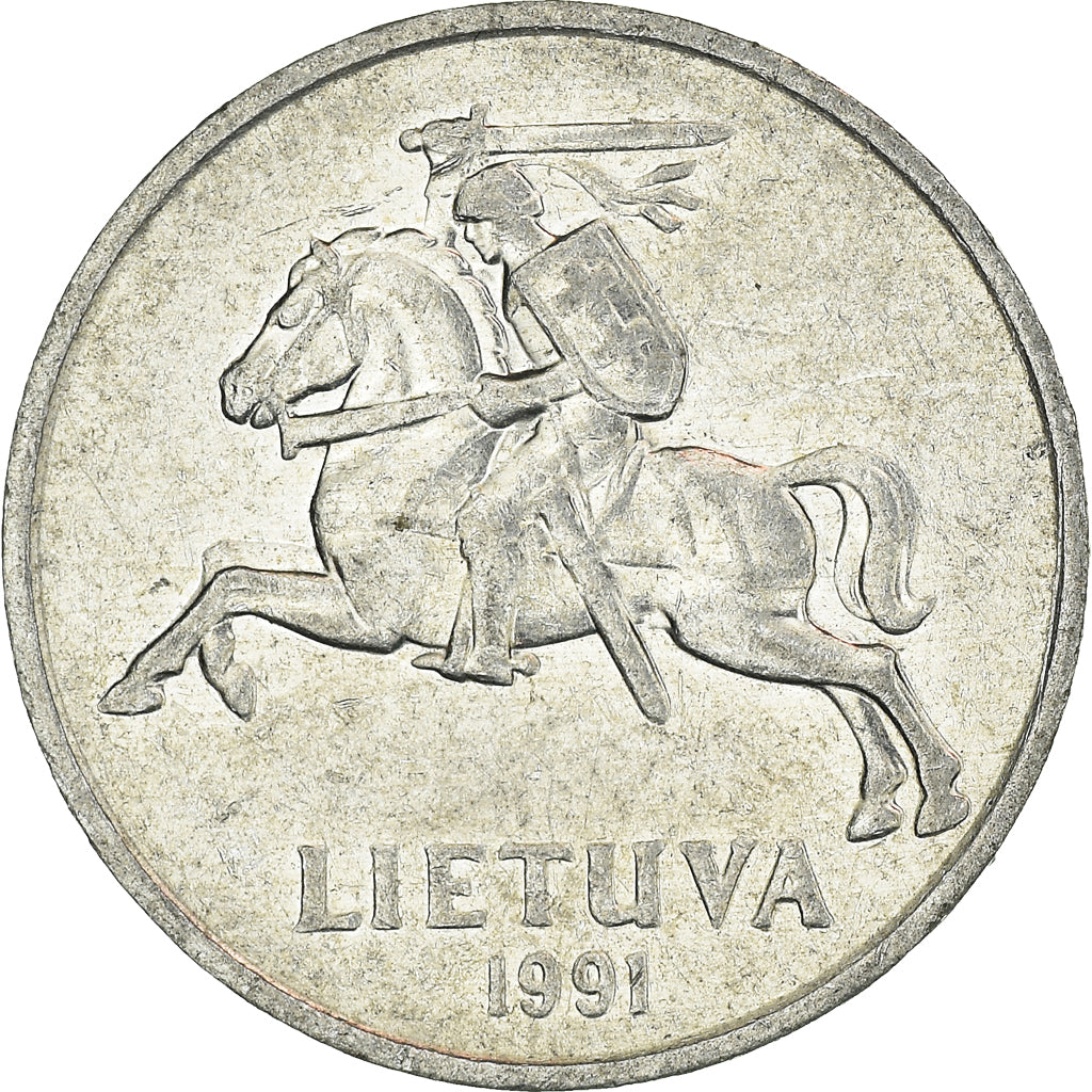 Coin, Lithuania, 2 Centai, 1991