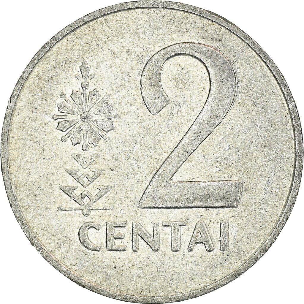 Coin, Lithuania, 2 Centai, 1991