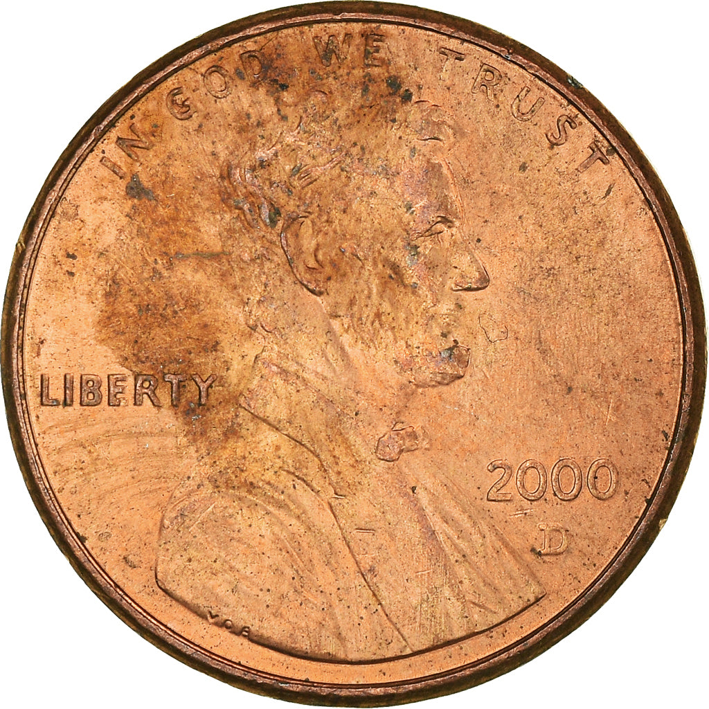 Münze, Vereinigte Staaten, Cent, 2000