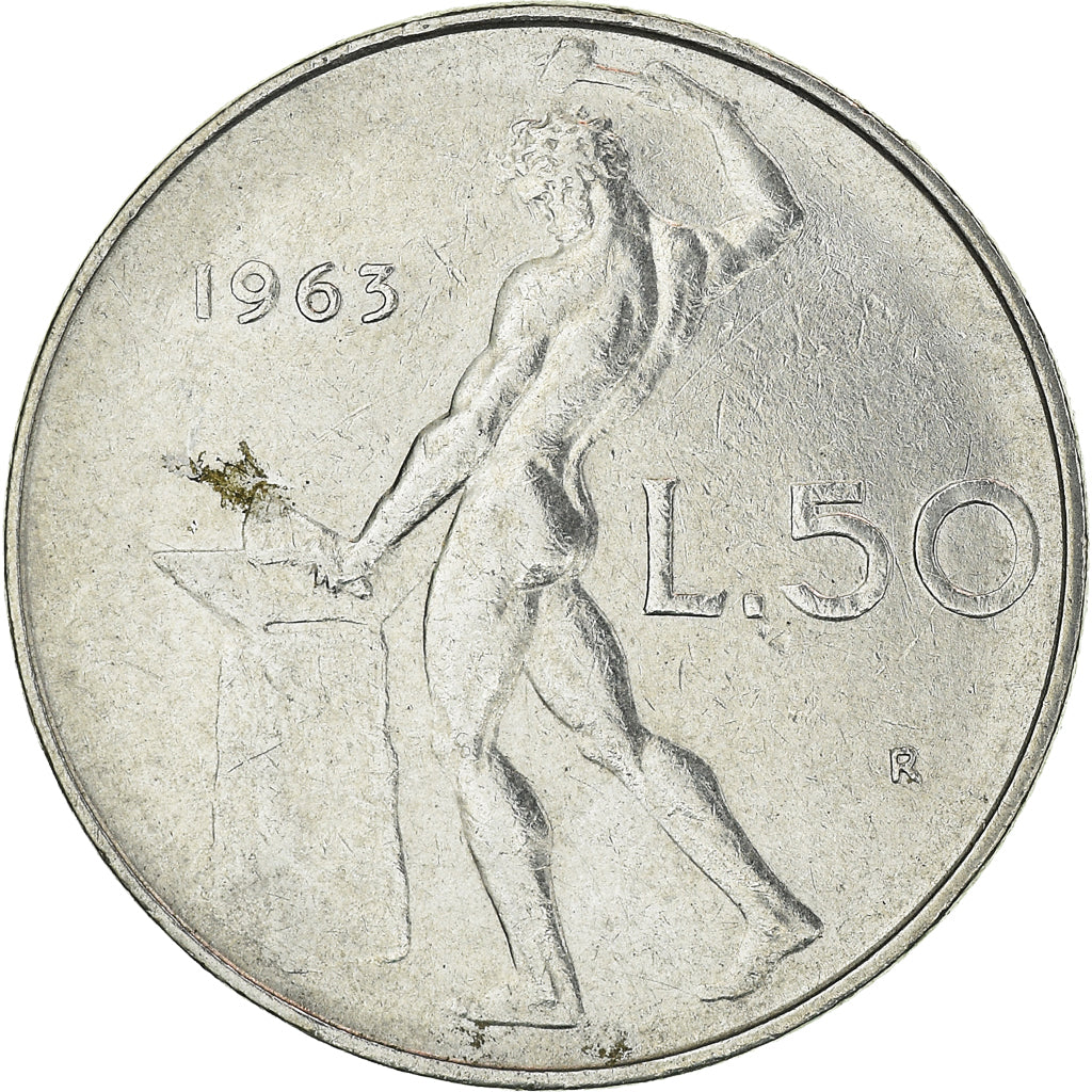 Munten, Italië, 50 Lire, 1963