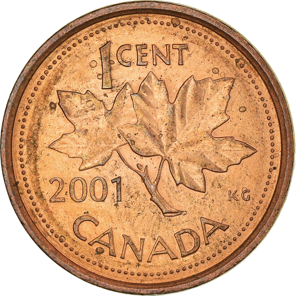 Coin, Canada, Cent, 2001