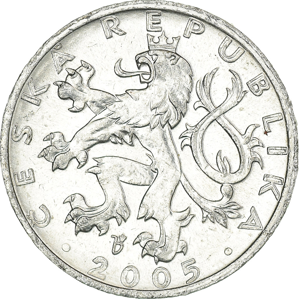 Münze, Tschechische Republik, 50 Haleru, 2005