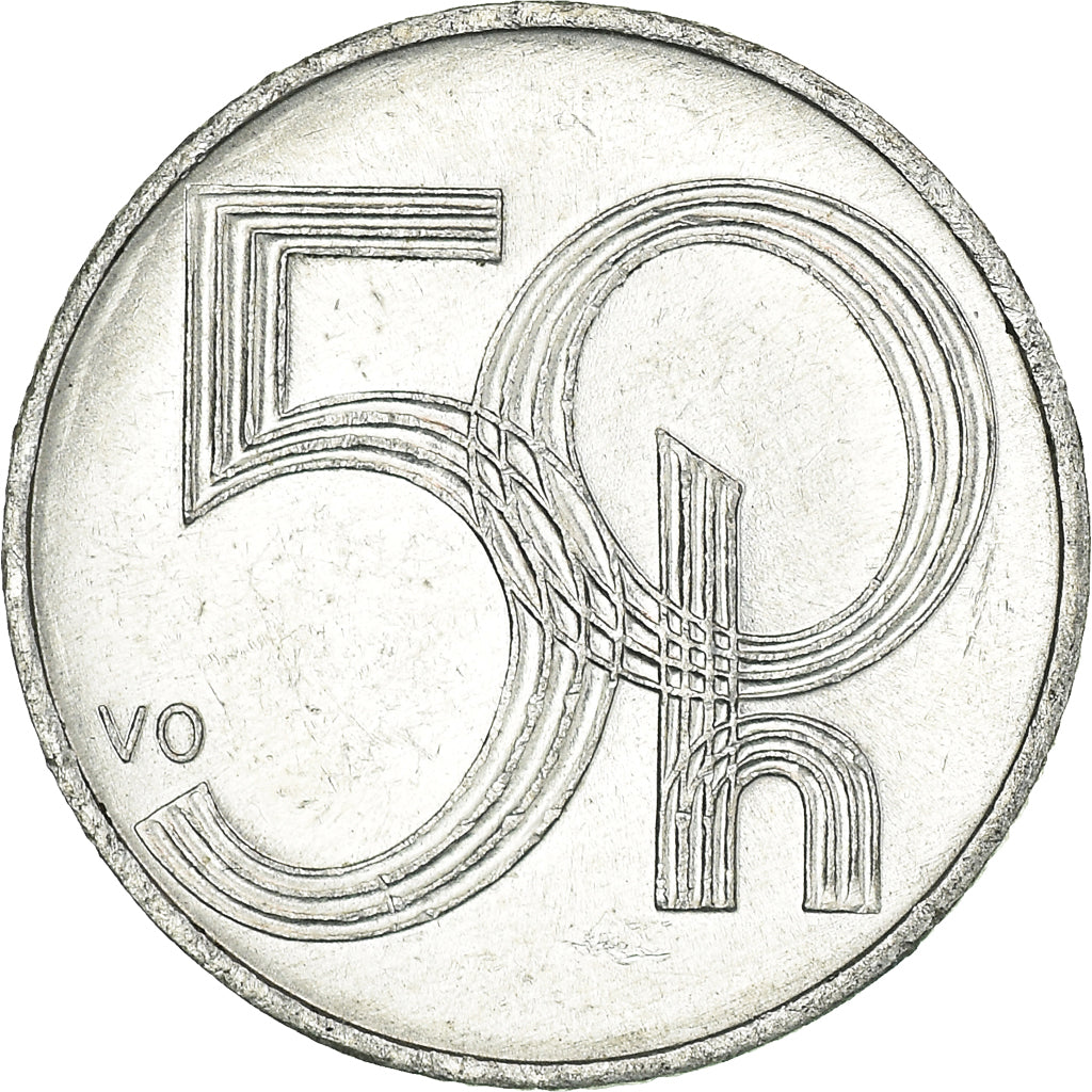 Münze, Tschechische Republik, 50 Haleru, 2005