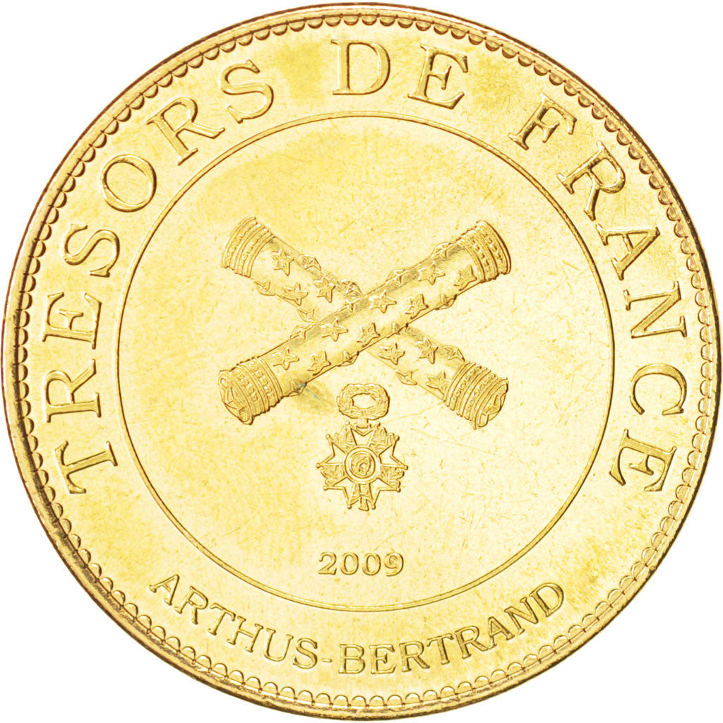 France, Tourist Token, Arts & Culture, Token, 2009, MS(63), Cupro-nickel...