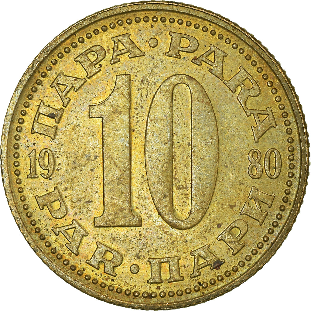Münze, Jugoslawien, 10 Para, 1980