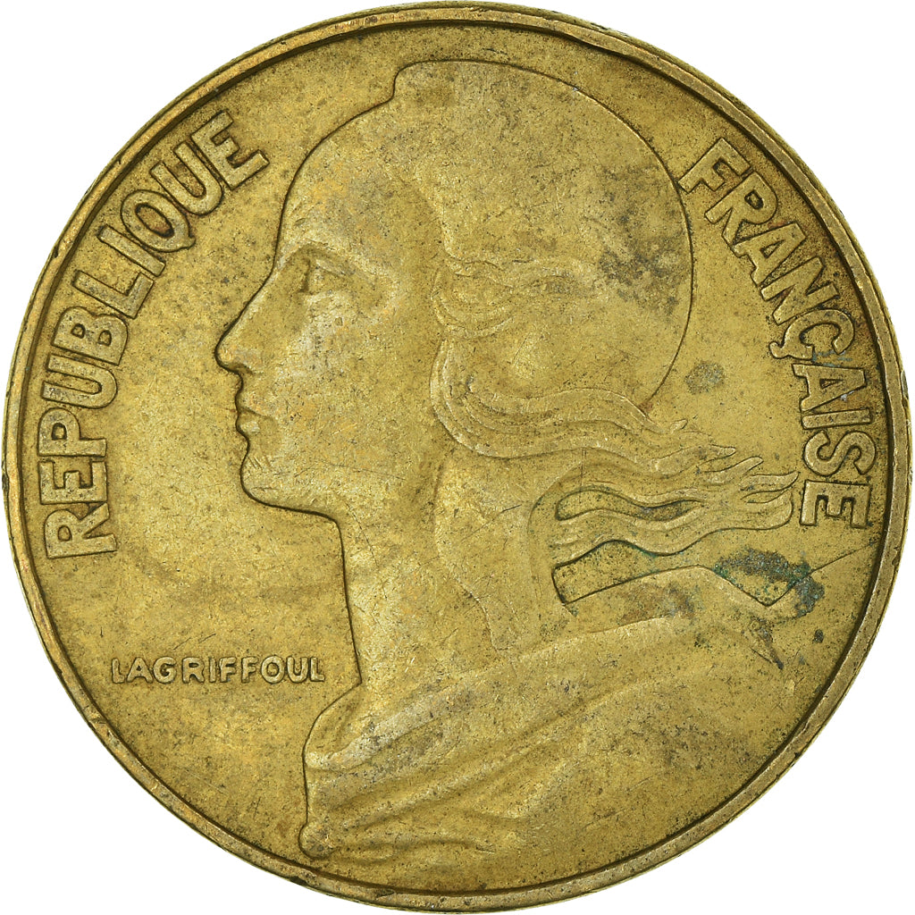 Moneta, Francia, 20 Centimes, 1965