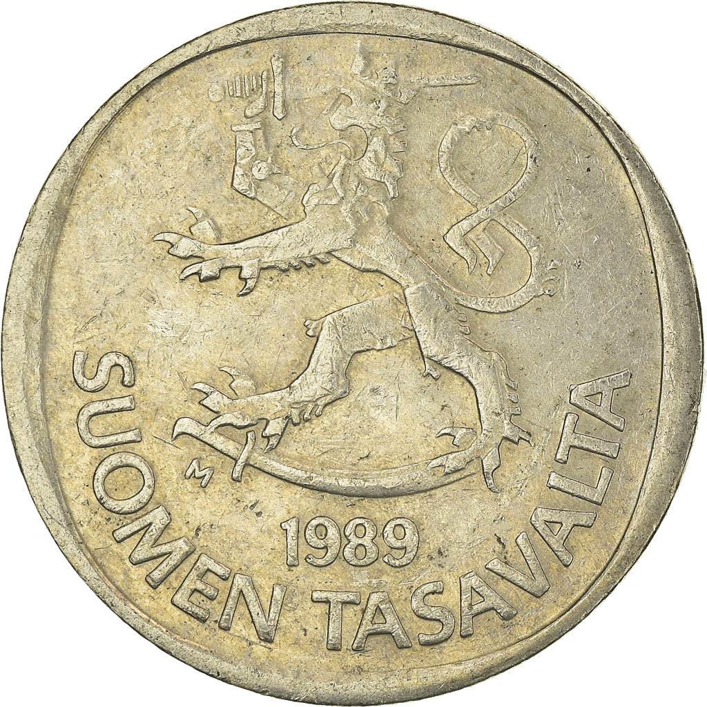Moneda, Finlandia, Markka, 1989