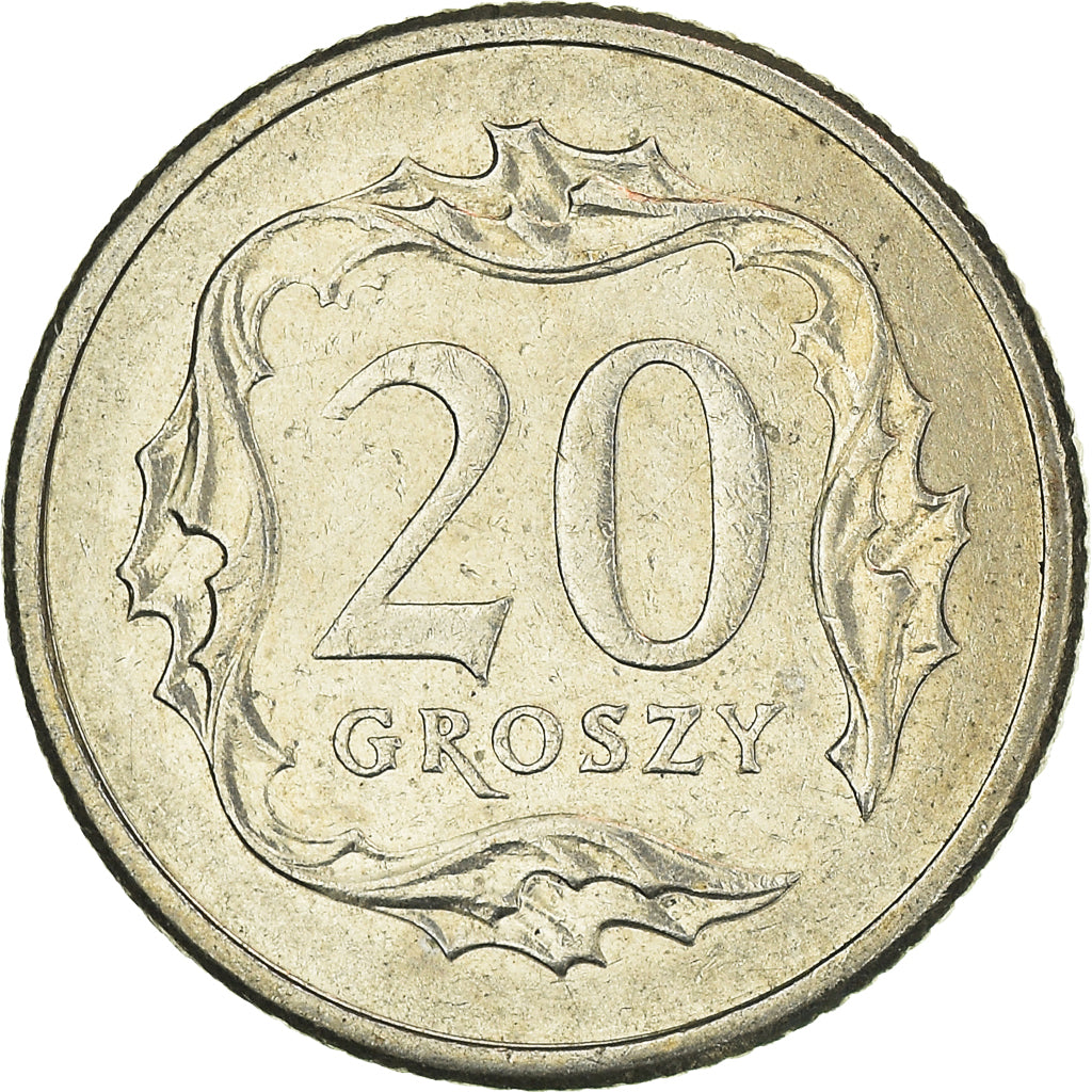 Moneta, Polonia, 20 Groszy, 2009