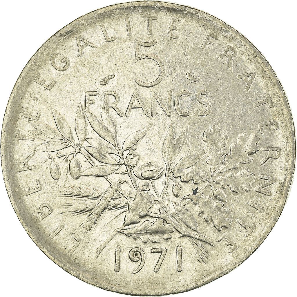 Coin, France, 5 Francs, 1971