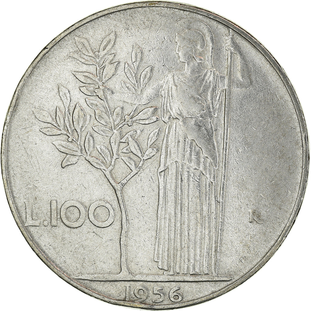 Moneta, Włochy, 100 Lire, 1956