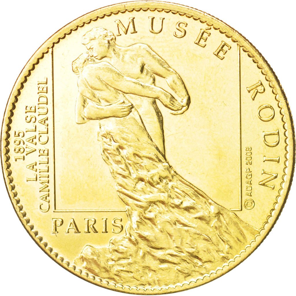 France, Token, Tourist Token, Arts & Culture, 2008, MS(63), Cupro-nickel