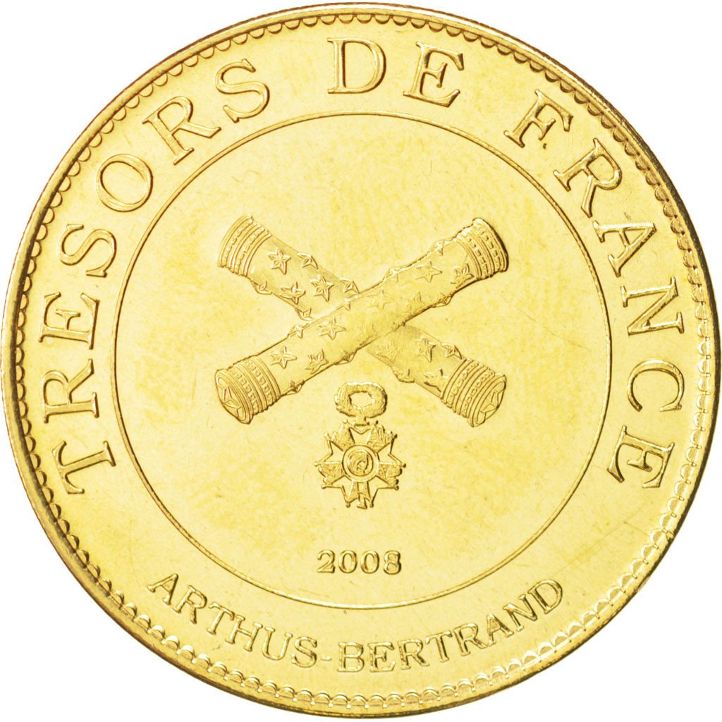 France, Token, Tourist Token, Arts & Culture, 2008, MS(63), Cupro-nickel