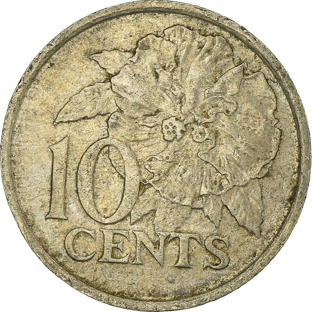 Coin, Trinidad and Tobago, 10 Cents, 1980
