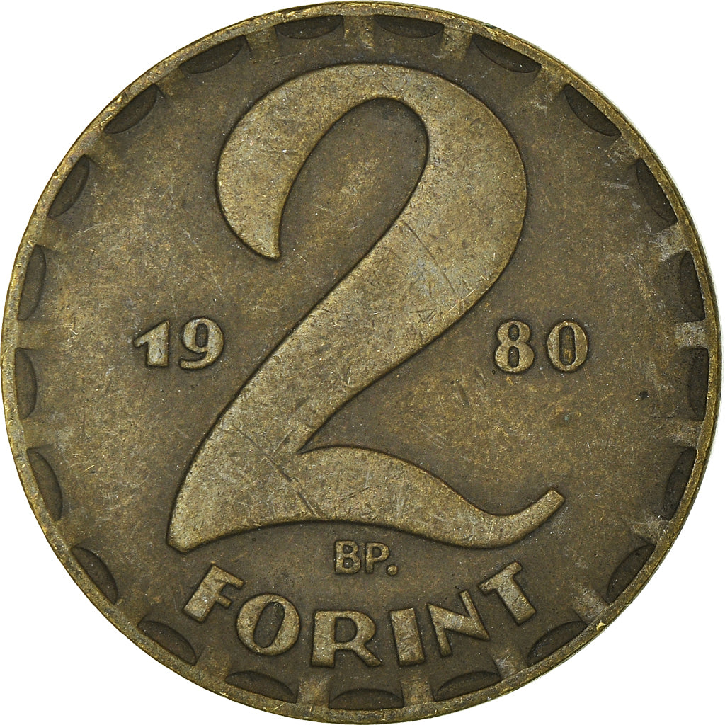 Moneta, Ungheria, 2 Forint, 1980