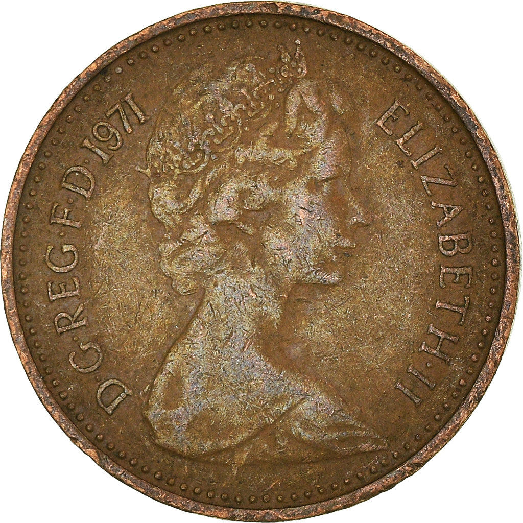 Moneta, Gran Bretagna, New Penny, 1971