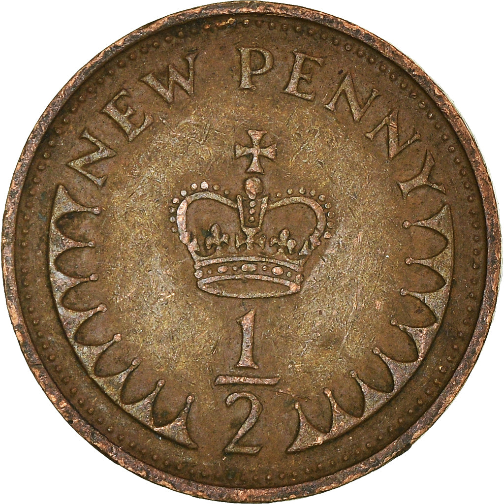 Moneta, Gran Bretagna, New Penny, 1971