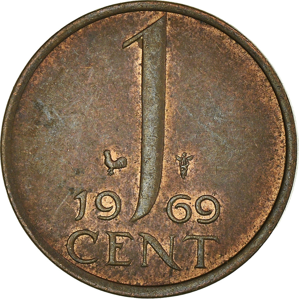 Moneta, Holandia, Cent, 1969