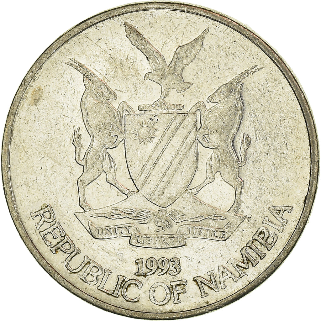 Moneda, Namibia, 5 Cents, 1993