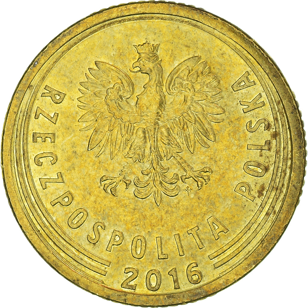 Moneta, Polonia, 5 Groszy, 2016